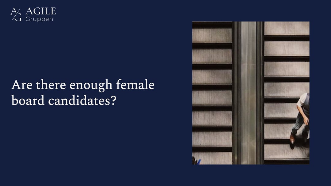 Are there enough female board candidates?