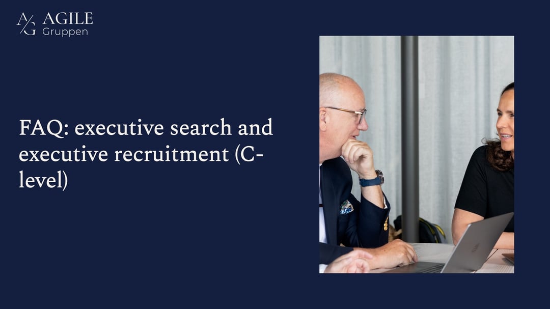 FAQ: executive search and executive recruitment (C-level)