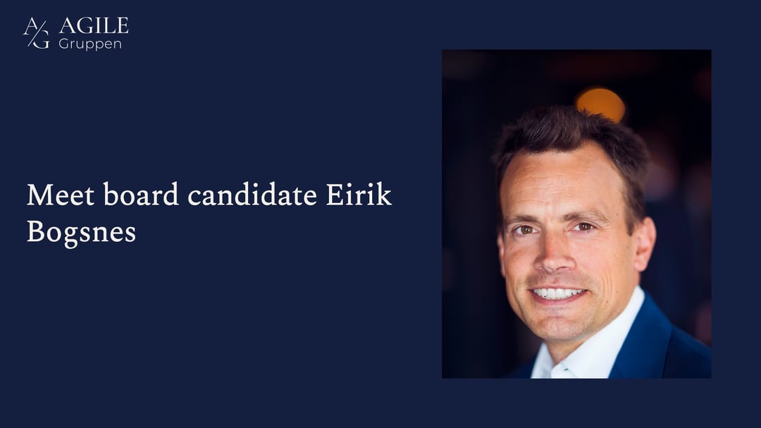 Meet board candidate Eirik Bogsnes