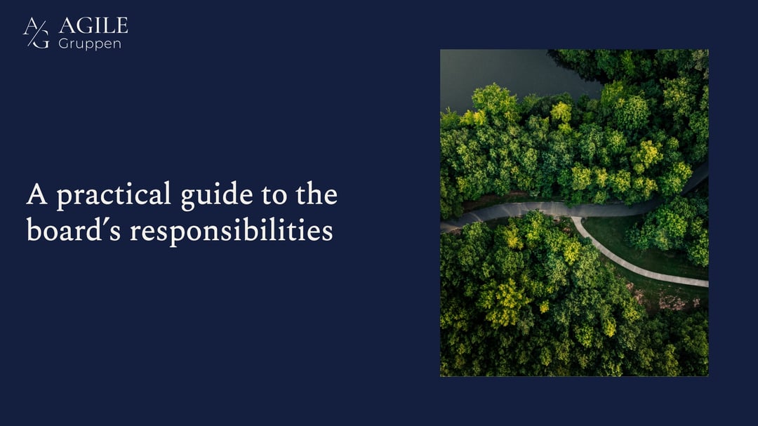 A practical guide to the board’s responsibilities