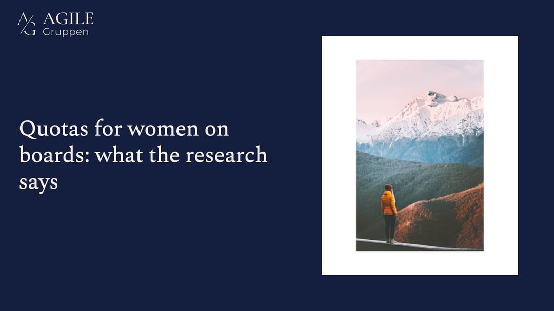 Quotas for women on boards: what the research says