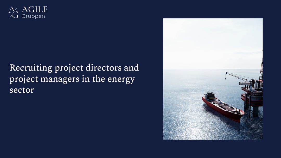 Recruiting project directors and project managers in the energy sector