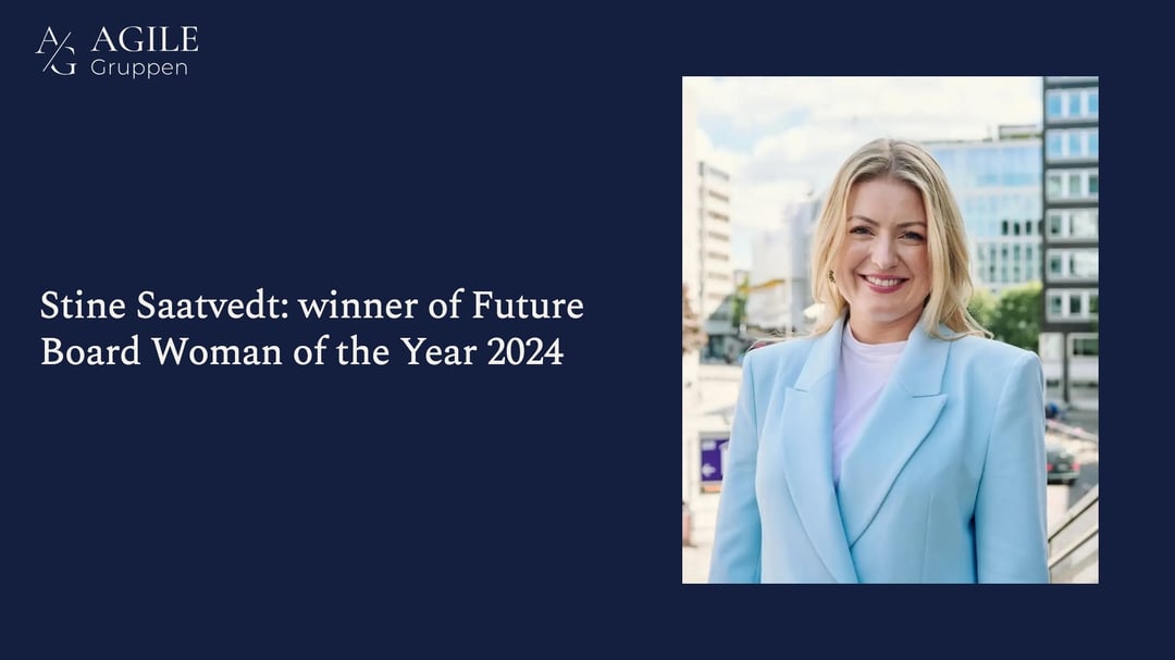 Stine Saatvedt: winner of Future Board Woman of the Year 2024